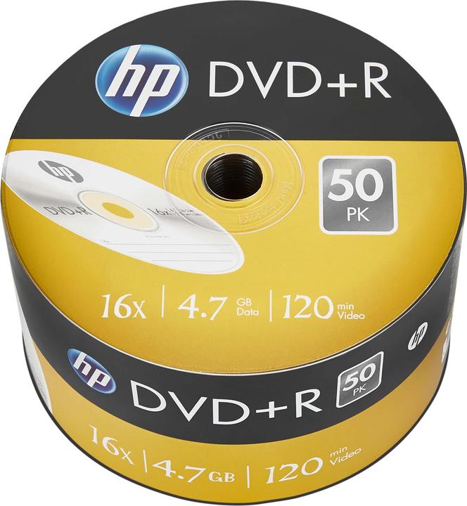 Actual product image HP DVD+R 4.7GB/120Min/16x Bulk Pack (50 Disc) (50 x)