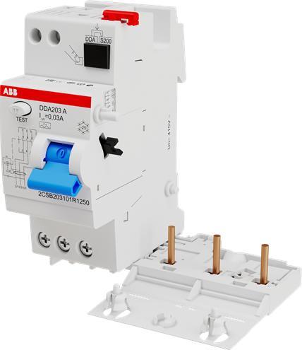 Image du produit ABB Bloc de disjoncteurs différentiels 3 pôles 25A 30mA