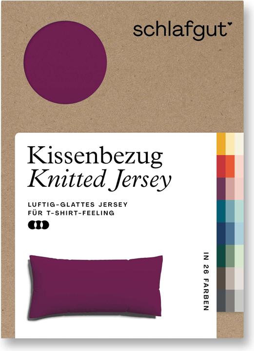 Produktbild schlafgut Knitted Jersey (Kopfkissenbezug, 40 x 80 cm)