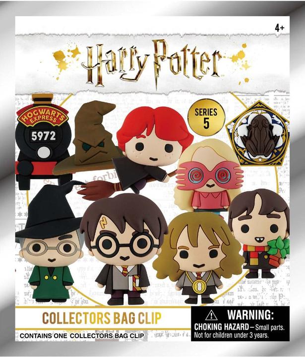 Image du produit Monogram HARRY POTTER Série 5 - 3D Foam Bag Clip (Display 24 Pcs)