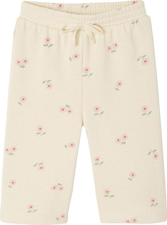 Actual product image Vertbaudet Weite Baby Sweathose mit Blumen und Recycling-Polyester (98)
