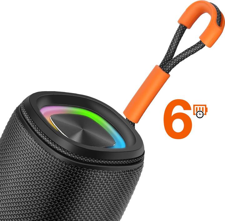 Produktbild LinQ Bluetooth Lautsprecher 8W IPX6 LED (6 h)
