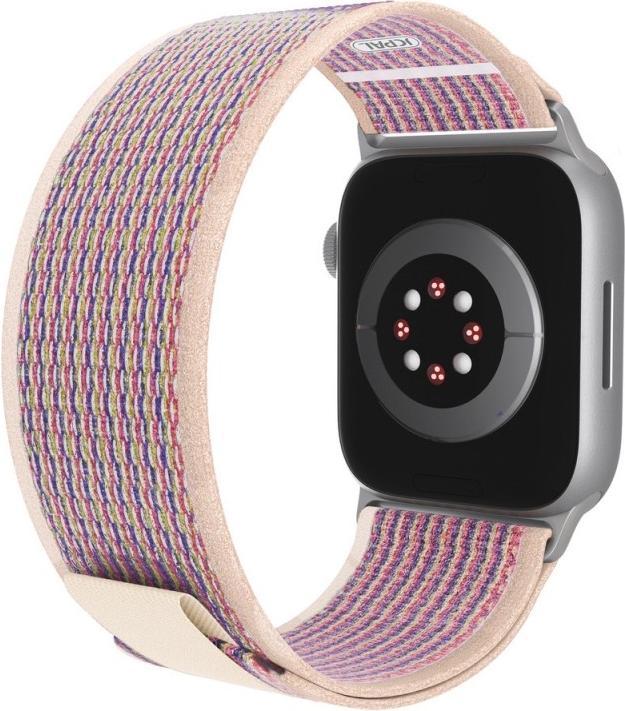 Produktbild JCPAL FlexLoop for Apple Watch 1st-10th gen, Ultra, SE 1st-2nd (42/44/45/49mm) - Pink (Ultra-schwere Nylon)
