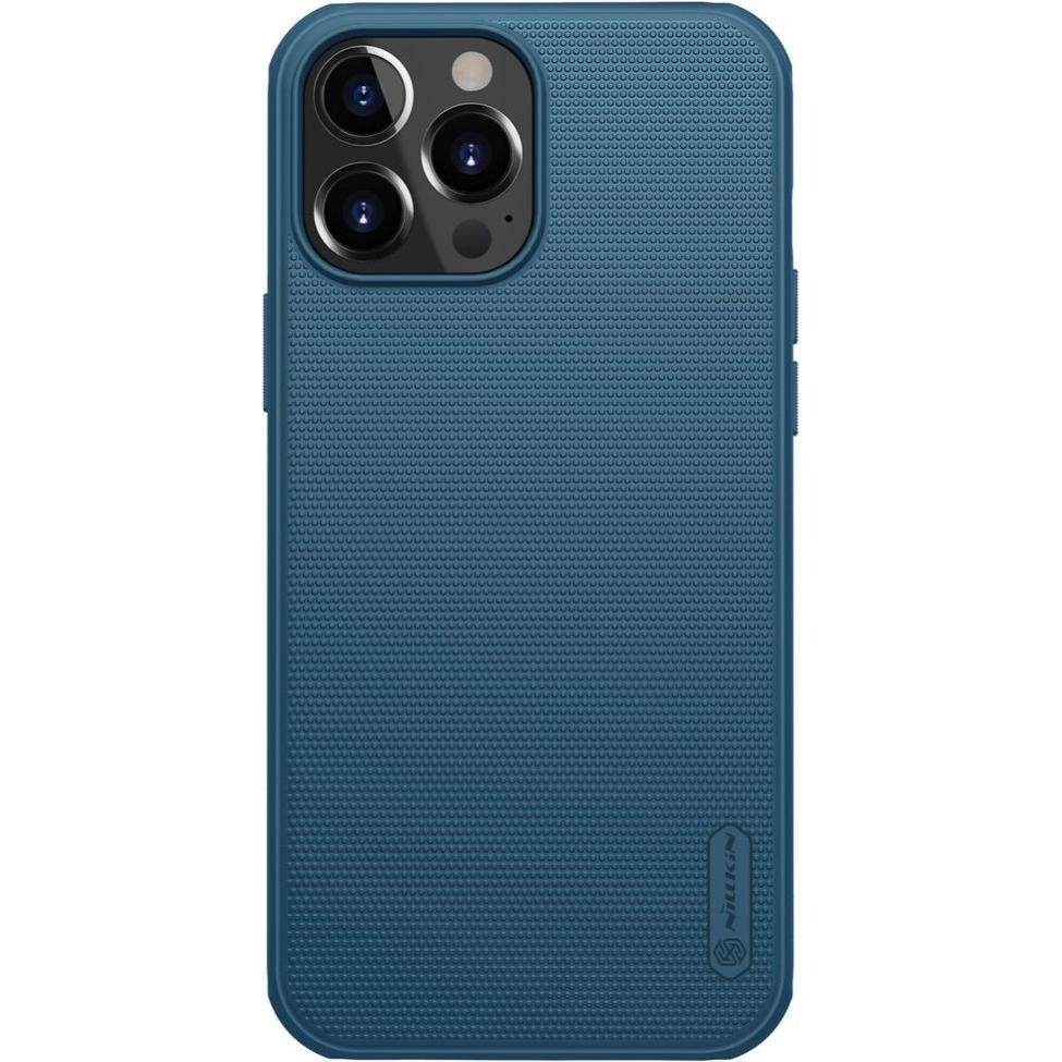 Nillkin Super Frosted Shield Series (Apple iPhone 13 Pro Max), Smartphone Hülle, Blau
