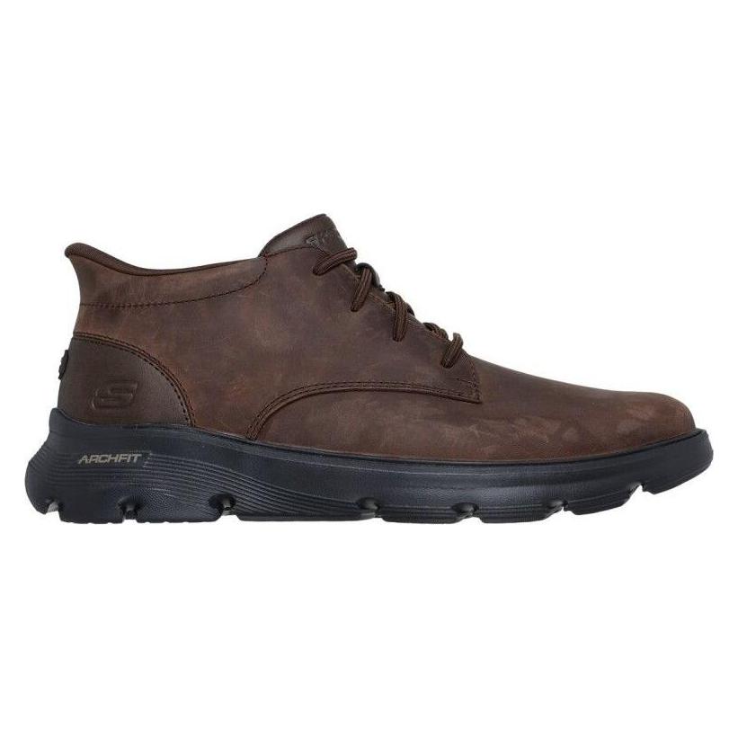 Skechers, Herren, Sneakers, Arch Fit Garza - Ridley - Lifestyle Schuhe - Herren, Braun, (41)