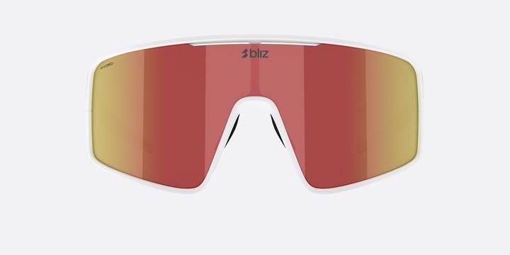 Actual product image Bliz P001 (Matt White-Brown, Red Mirror)