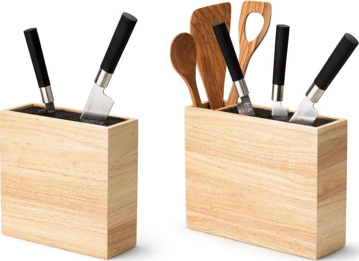 Actual product image Continenta Rubber Tree Knife Block