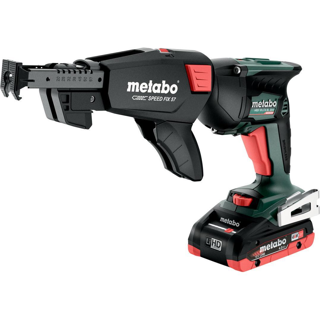 Metabo, Bohrmaschine + Akkuschrauber, Akku-Holzbauschrauber HBS 18 LTX BL 3000 (Akkubetrieb)