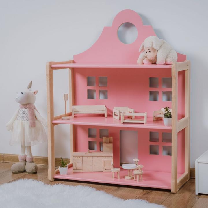 Immagine prodotto Montessori Scaffale casa delle bambole MIMI - ROSA