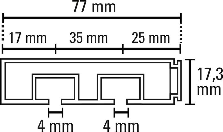 Immagine prodotto Gardinia Set di binari per tende