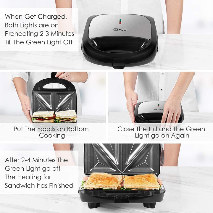 Produktbild Ozavo Sandwichmaker 3 in 1