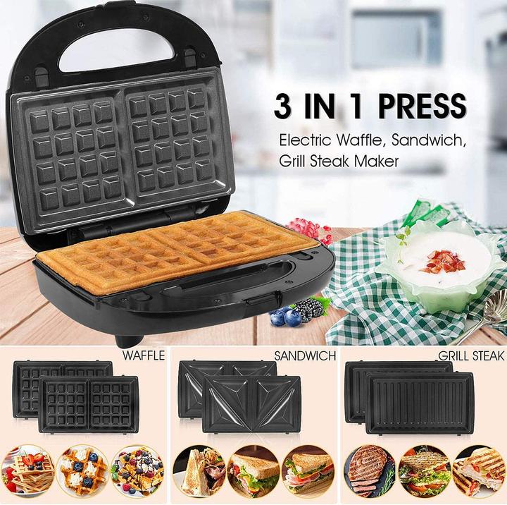 Image du produit Ozavo Appareil à sandwich 3 en 1