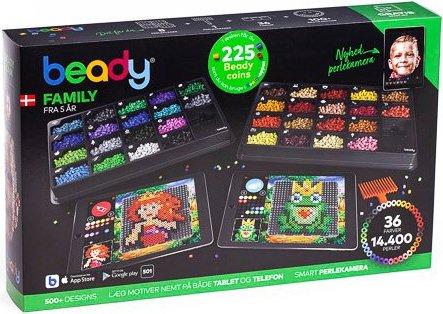 Hama Beady - Family - 14.400 beads, 8 plates & 1 scraper (390501)