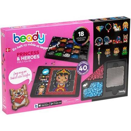 Hama Beady - Principesse ed eroi - 4.500 perline + 4 piastre (960933)