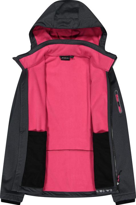 Produktbild CMP Campagnolo Women's Jacket Zip Hood Melange Softshell (42, L)