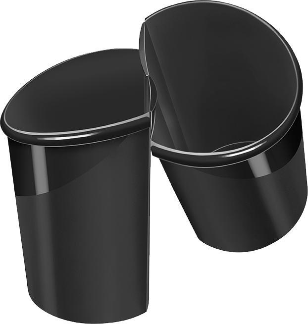 Productafbeelding Durable Prullenbak cep ellypse greenspirit zwart (15 l)