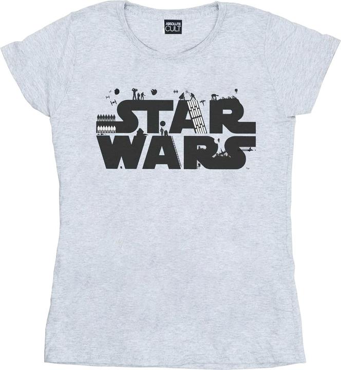 Immagine prodotto Star Wars Minimalist Logo Maglietta Donna (S)