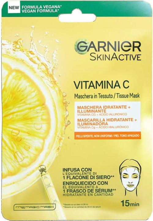 Actual product image Garnier SKINACTIVE VITAMINA C tissue mask 1 hour