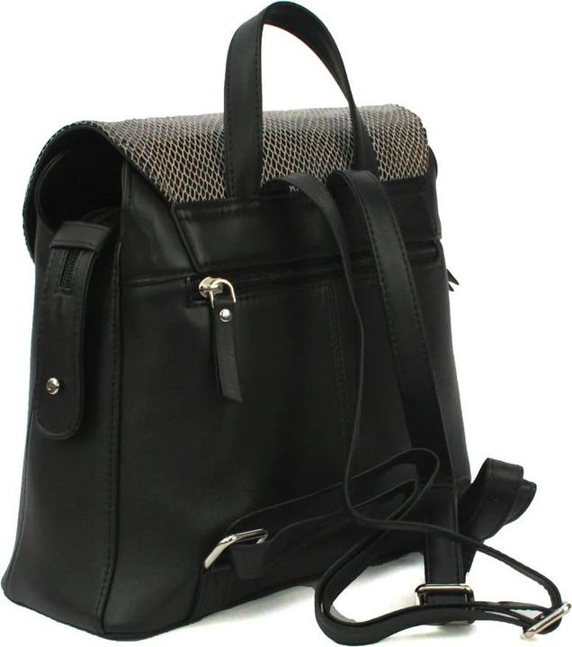 Actual product image Eastern Counties Leather Backpack Petra Snake Pattern Leather