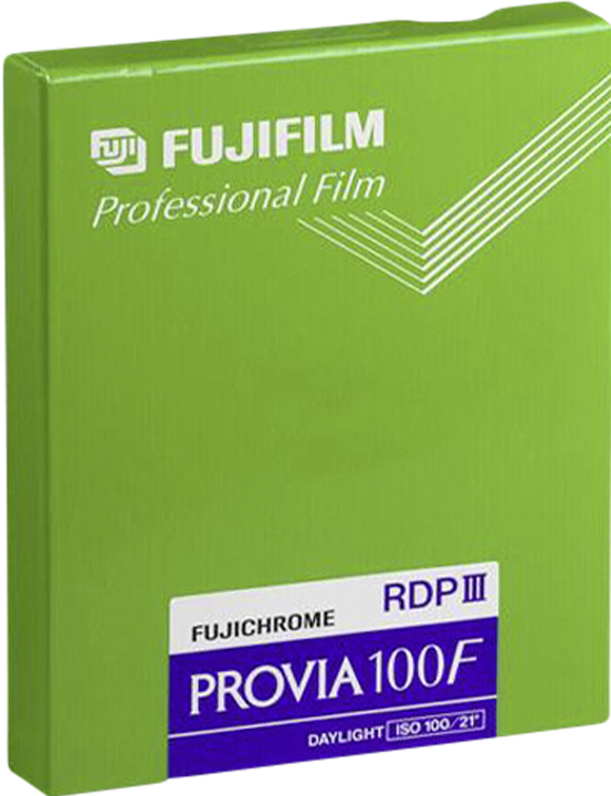 Actual product image Fujifilm Provia 100 F