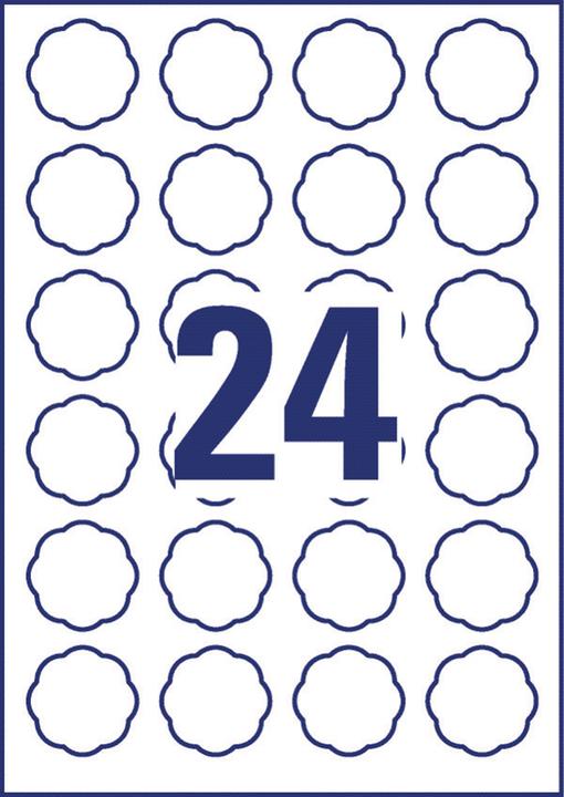 Produktbild Avery Runde Etik.40,8x40,3