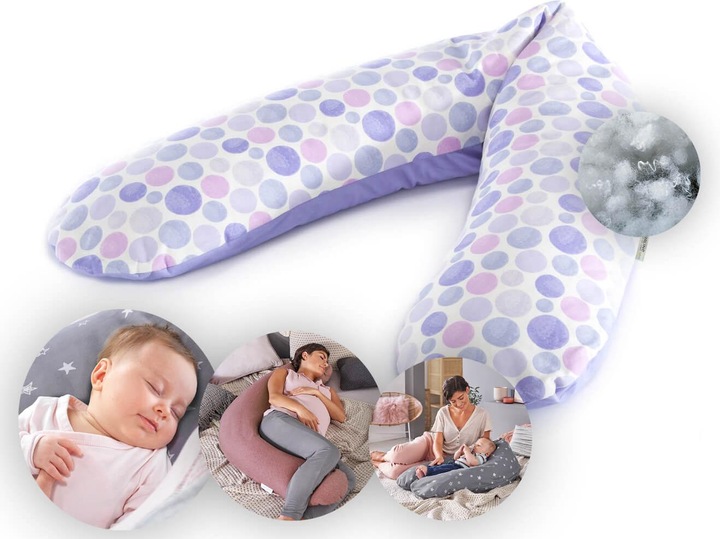Produktbild Theraline Stillkissen "Das Original" mit Polyester Hohlfaser Füllung inkl. Bezug 190 cm (38 cm)