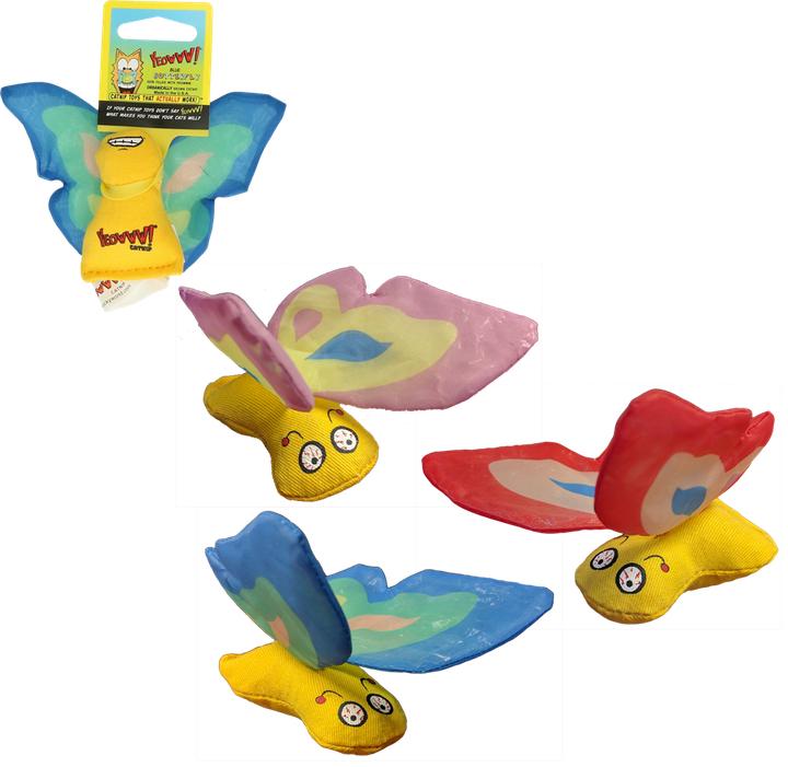 Image du produit Yeowww Papillon (Jouets avec herbe à chat)