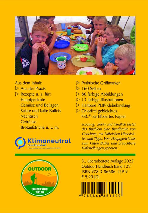 Produktbild Kochen 3 für Gruppen und Zeltlager (Deutsch, Wolfgang Ries, 2021)