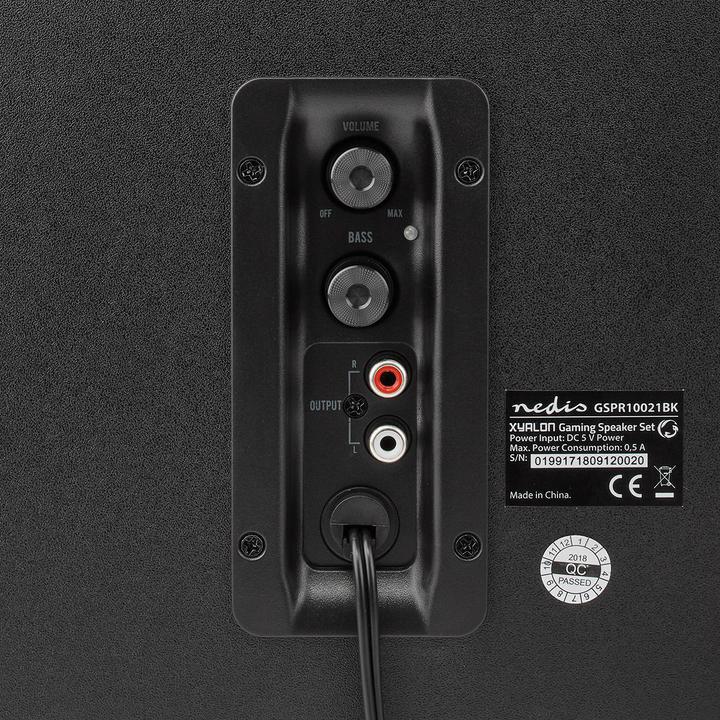 Produktbild Nedis Gaming-Lautsprecher GSPR10021BK