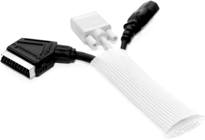 Actual product image Multibrackets Cable conduit 2m, 25mm Ø, White (Cable conduit, 200 cm)