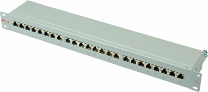 Roline 19"-Patchpanel (24 Ports) (CAT6, 0.11 m)