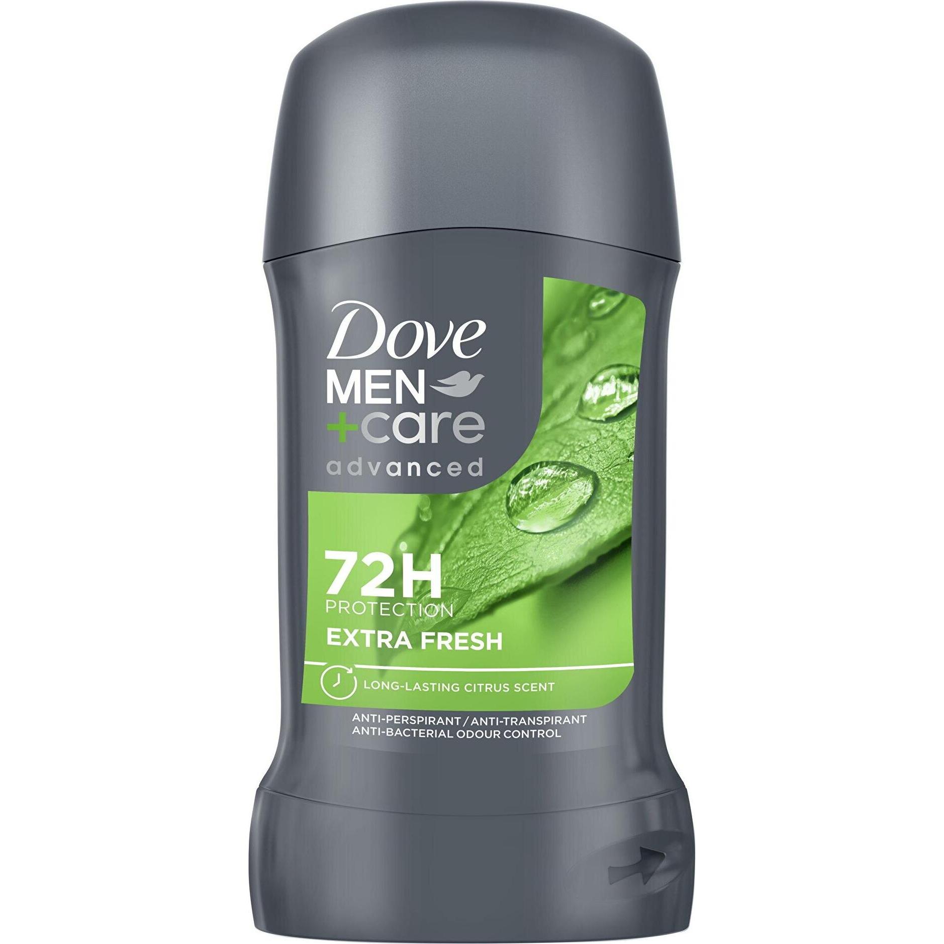 Dove Herren Deo, Solid Antiperspirant Men Care Advanced Extra Fresh - 50 Ml (50 Ml)