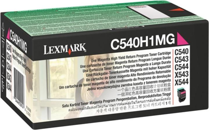 Actual product image Lexmark C540h1mg (M)