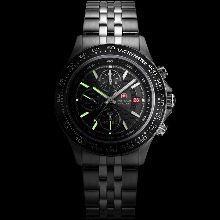 Produktbild Swiss Military Hanowa SMWGI0003402 Watchman (Chronograph, Swiss Made, 43 mm)