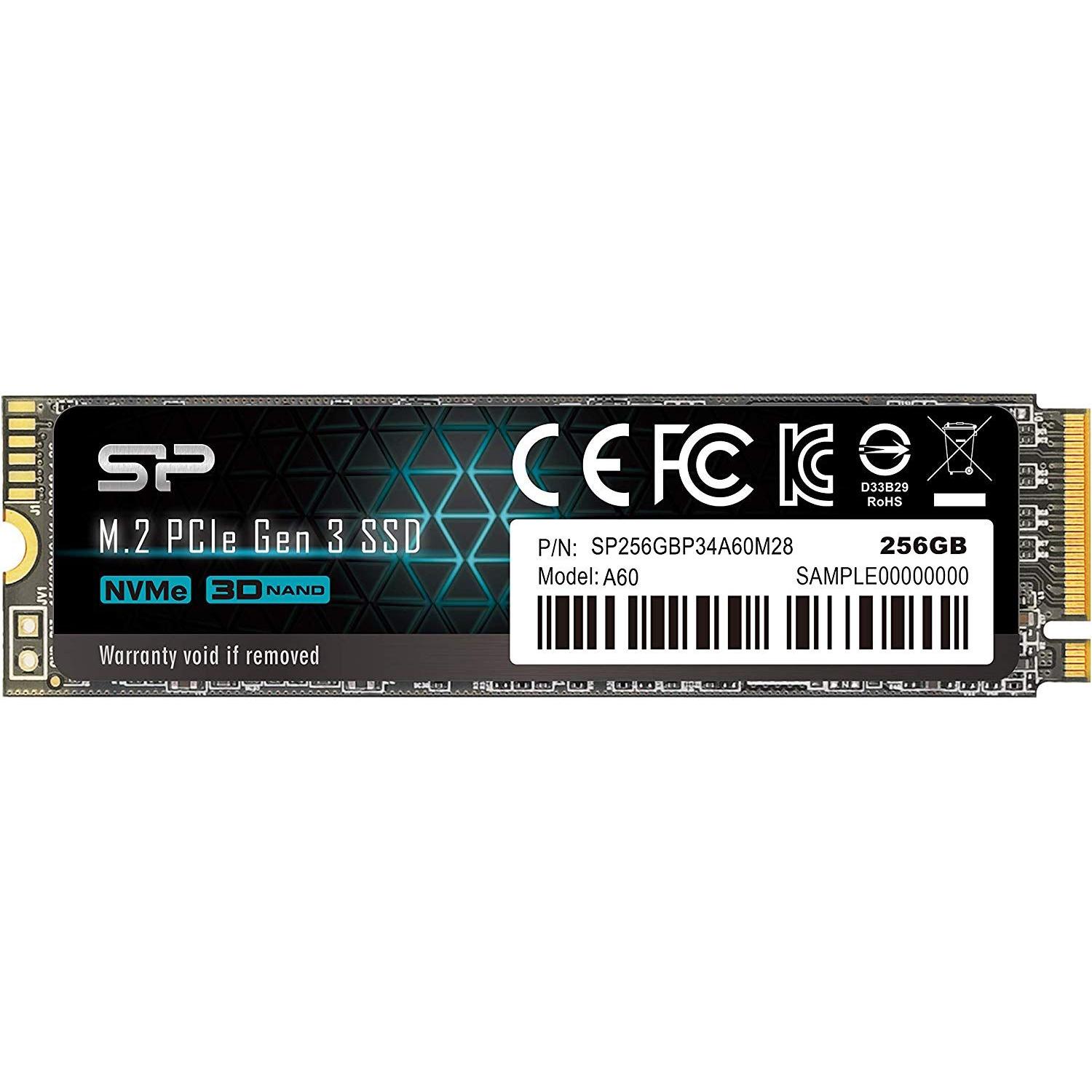 Silicon Power A60 M.2 2280 256GB Max2200/1600 MB (256 GB, M.2 2280), SSD