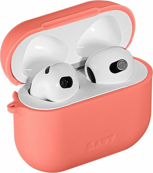 Actual product image Laut Pod AirPods (3rd Gen.) - Coral Pink (Charging case cover)