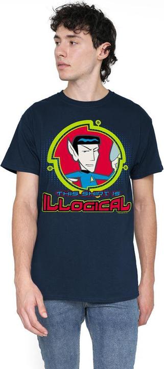 Actual product image Star Trek Quogs Mens Illogical T-Shirt