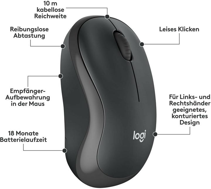 Actual product image Logitech MK295 Silent (US, Wireless)