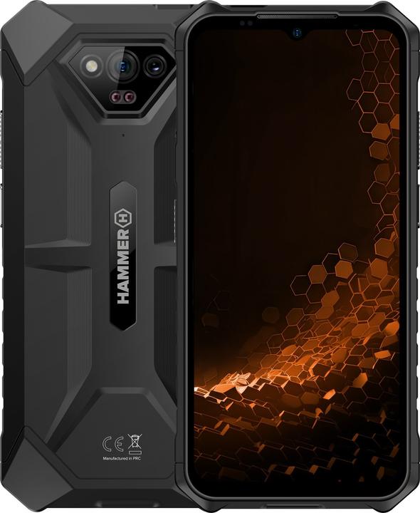 Produktbild Myphone Hammer Iron V LTE 6/64GB czarny (64 GB, Schwarz, 6.50", Dual SIM)