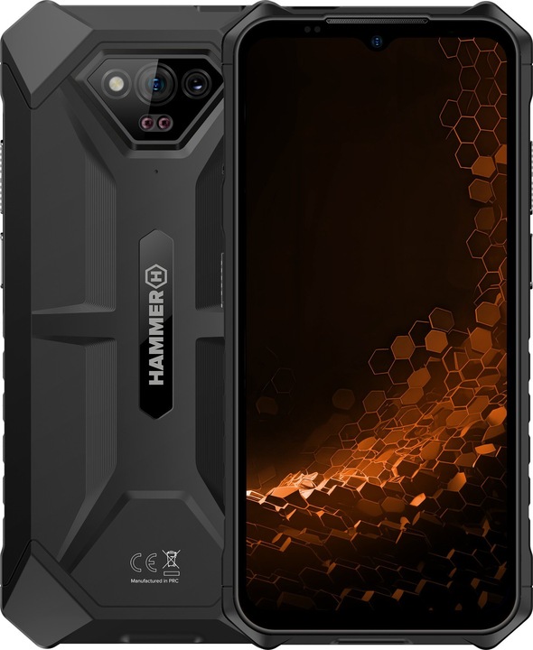 Produktbild Myphone Hammer Iron V LTE 6/64GB czarny (64 GB, Schwarz, 6.50", 50 Mpx)