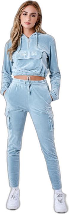 Project X Paris hoodie court samt damen (L)
