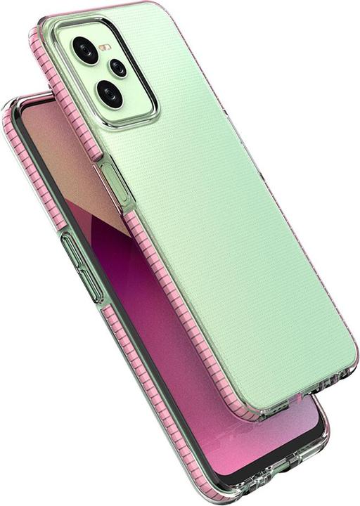 Produktbild Hurtel Spring Case Hülle für Realme C35 Silikonhülle mit Rahmen schwarz (Realme C35)