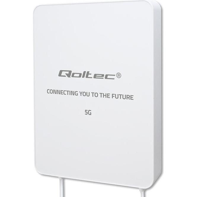 Qoltec Antena 5G LTE 16dBi kierunkowa zewnętrzna SMA 3300-3800MHz wodoodporna 3m, Antenna WiFi