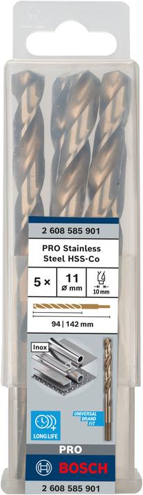 Productafbeelding Bosch Professional Zubehör HSS metaaldraaiboor 11 mm (11 mm)