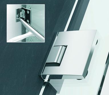 Pauli+Sohn Paumelle de porte va-et-vient pour douche relevable PAVONE