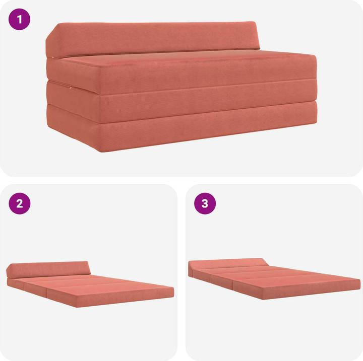 Produktbild vidaXL Klappbares Sofa