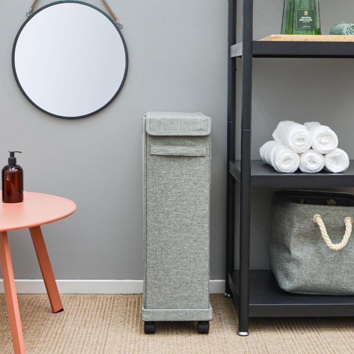 Actual product image DuneDesign Wäschekorb mit Rollen (50 l)