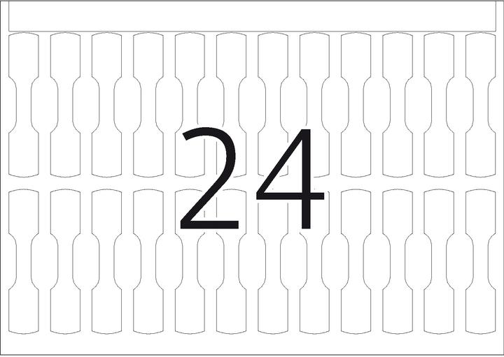 Immagine prodotto HERMA Etichette adesive 10x49mm mezzo cartone bianco