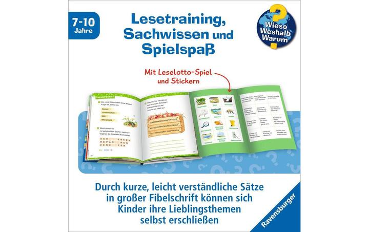 Actual product image Ravensburger Wieso? Weshalb? Warum? Erstleser, Band 13: Umweltschutz (German, Carola of Boiler, Svetlana Kilian, 2024)
