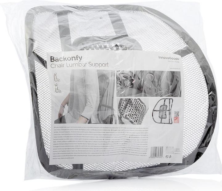 Produktbild InnovaGoods Tragbare atmungsaktive Lendenwirbelstütze Backonfy